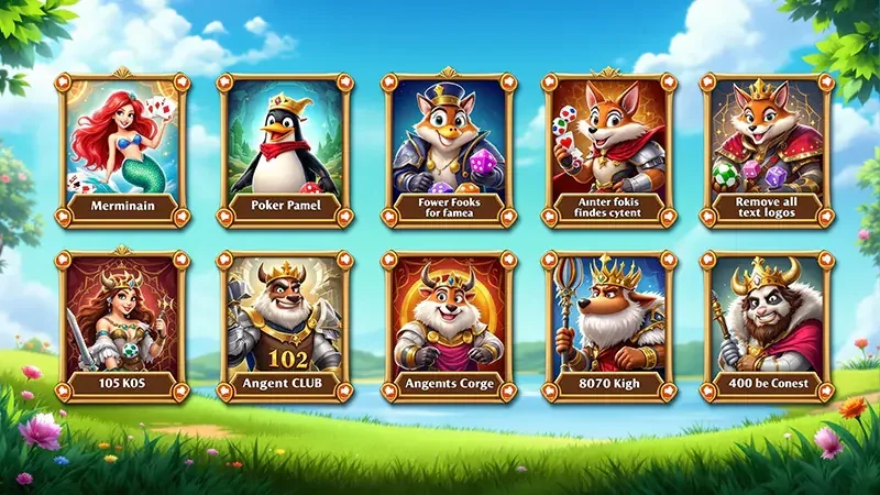 Visual permainan digital dengan suasana meja dan cahaya dramatis